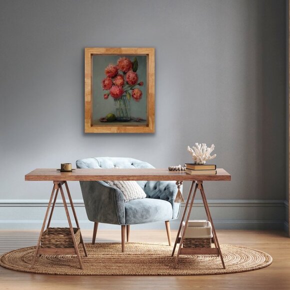 Original 16x20 Floral Still Life‎ Oil on Canvas Painting - Picture 2 of 16